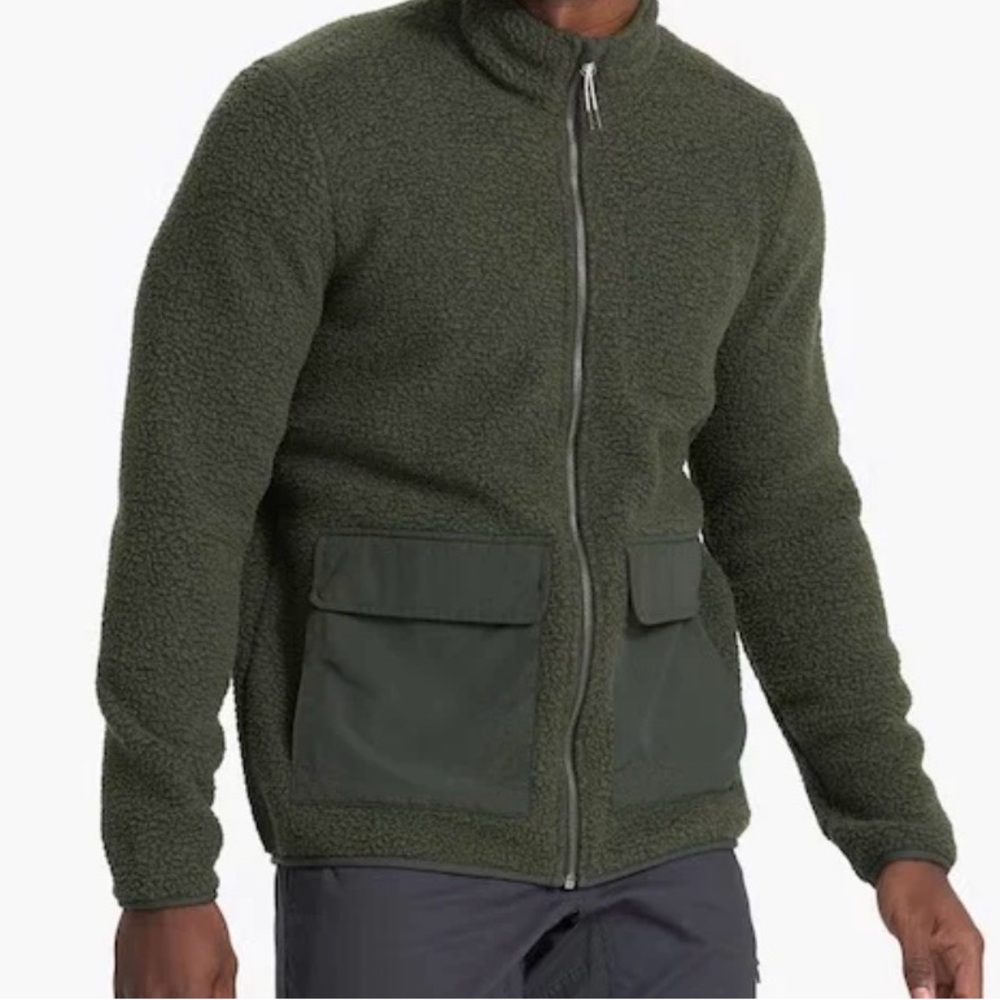 Vuori idyllwild Sherpa jacket Forest Green Fleece Jacket XL